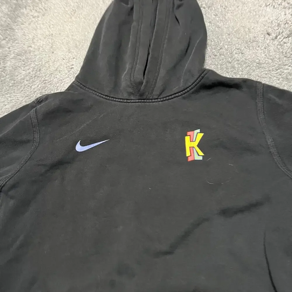 NIKE Kyrie Spongebob Patrick Squidward Pullover Hoodie Black CQ3598 YOUTH XL